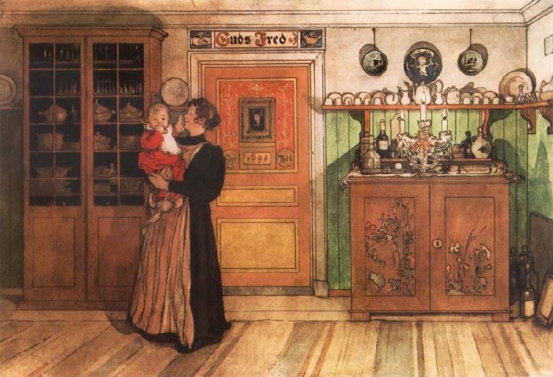 Carl Larsson Tuixt Christmas and New Years